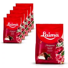 Zefir in Schokoglasur mit Kirschgeschmack, Laima, 6 х 175 g