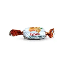 Konfekt - Trockenaprikosen, mit Walnuss, in kakaohaltiger Fettglasur, 300 g