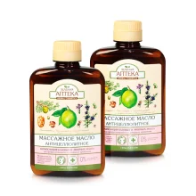 Массажное масло - Антицеллюлитное, Зелёная аптека, 200 мл х 2 шт.
