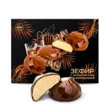 Зефир с ароматом рома, глазированный, Нева, 185 г