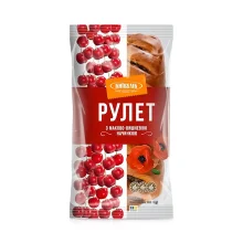 Рулет с маково-вишневой начинкой, Киевхлеб, 300 г 
