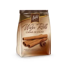 Kekse - Waffelröllchen mit Kakaocreme, Naty, 200 g
