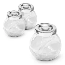  Баночка для специй - Блеск, стекло, 9 х 6,5 х 10 см, 200 мл, 3 шт.