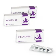 Мелатонин, 30 таблеток, 3 уп.
