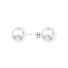 Ohrstecker, Silber 925°, Süßwasser-Zuchtperle
