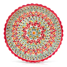 Lagan - KaraKalam KR11, Rischtan Keramik, Ø 42 cm