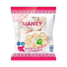 Манты с начинкой мяса свинины и говядины, ручной работы, Koch, 900 г