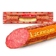 Колбаса сервелат - Московский, свино-говяжий, Lackmann, 275 г