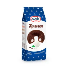 Колечки бисквитные с молочным кремом, Kovis, 240 г
