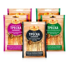 Probierpaket Kabeljau Snacks - Ikroff, 5 x 36 g  Probierpaket Kabeljau Snacks - Ikroff, 5 x 36 g