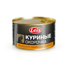 Тушёнка из куриных окорочков, Leis, 525 г