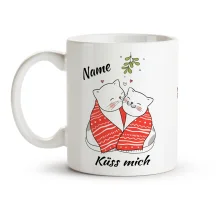Namenstasse - Küss mich, Keramik, 330 ml