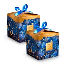 Geschenkbox - Weihnachtszauber, 12 × 12 cm, 2  St.