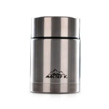 Термос для еды - Мастер К., нержавеющая сталь, 9 х 13,3 см, 450 мл