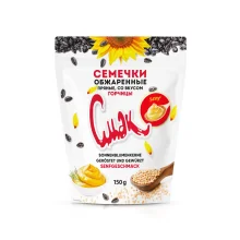 Sonnenblumenkerne - Smak, geröstet und gewürzt, mit Senfgeschmack, 150 g