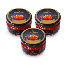 Roter Lachskaviar, Imitation, Vomond, 3 x 110 g