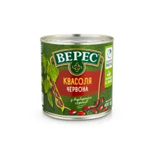 Фасоль красная, консервированная, Верес, 400 г