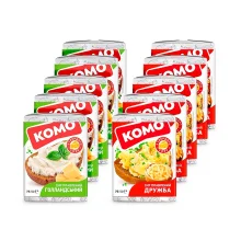 Schmelzkäse-Set 40 % Fett, Komo, 10 х 75 g