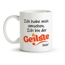 Кружка - Ich bin der Geilste hier, керамика, 330 мл