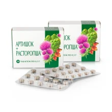 Artischocke + Mariendistel, 30 Tabletten х 2