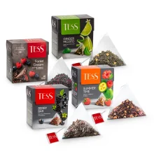 Набор чая - Tess, пакетированный, 4 х 36 г