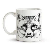 Кружка - дизайн Лис, керамика, 330 мл
