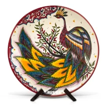 Lagan - Feuervogel X1, Rischtan-Keramik, Ø 42 cm