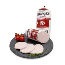 Колбаса - Докторская, свиная, Богодуховский, 500 г