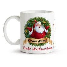 Namenstasse - Frohe Weihnachten, 2026, Keramik, 330 ml