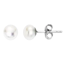 Kinder - Ohrstecker, Silber 925°, Süßwasser-Zuchtperle