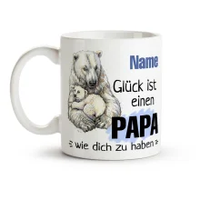 Namenstasse - Glück ist einen РАРА wie dich zu haben, Keramik, 330 ml