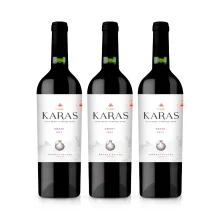 Вино армянское красное сухое  - Karas Areni, 2022, 3 х 0,75 л