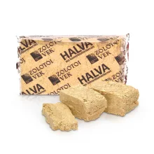 Halva aus Sonnenblumenkernen, mit Vanillegeschmack, Zolotoj Vek, 500 g   