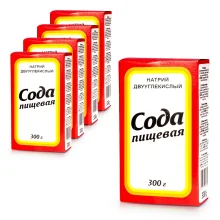 Сода пищевая, 5 х 300 г