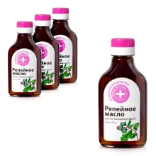 Klettenwurzel Öl gegen Haarausfall, Domaschnij Doktor, 4 х 100 ml