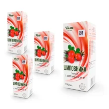 Сироп шиповника, Фарм групп, 250 мл х 4 шт. 