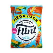 Сухарики пшенично-ржаные - Flint, со вкусом краба, 100 г