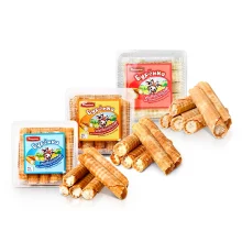 Waffelröllchen Set - Burjonka, Franzeluta, 3 x 300 g