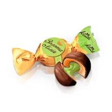 Toffikonfekt - Goldene Lilie, mit Pistaziengeschmack, 300 g Toffikonfekt - Goldene Lilie, mit Pistaziengeschmack, 300 g