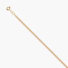 Kette & Armband, Gold 585 °,  Ø 0,35 mm