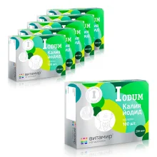 Kalium Iodum 200 mcg, Vitamir, 6 х 100 Tabletten 