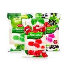 Geleebonbons-Set, Apfel, Kirsche, Johannisbeere, AKF, 3 х 300 g
