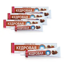  Зубная паста - Кедровая, Классика, 150 г х 4 шт. 