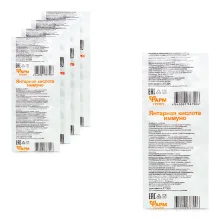 Bernsteinsäure, Farmgrupp, 10 Tabletten х 5