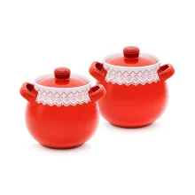 Keramiktopf 2er Set - Rodina, 0,65 L