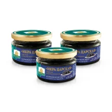 Schwarzkaviar - Zarskaja, imitiert, 3 х 220 g Schwarzkaviar - Zarskaja, imitiert, 3 х 220 g