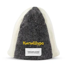 Saunamütze - KipiShura, Farbe weiß, grau