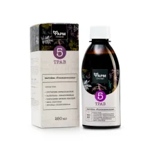 Tinktur aus 5 Kräutern – Beruhigungsmittel, Pharmgroup, 250 ml Tinktur aus 5 Kräutern – Beruhigungsmittel, Pharmgroup, 250 ml