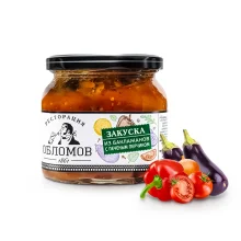Овощная закуска из баклажанов с печёным перчиком, 420 г