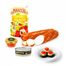 Набор продуктов для закусок - Новогодний №4, 940 г